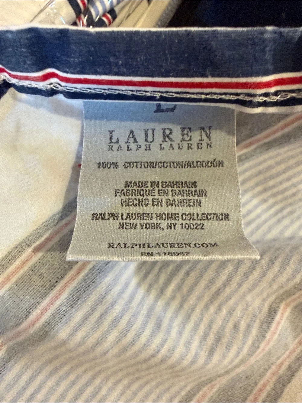 Ralph Lauren flat full sheet and 2 NWT 20 x 32 pillowcases